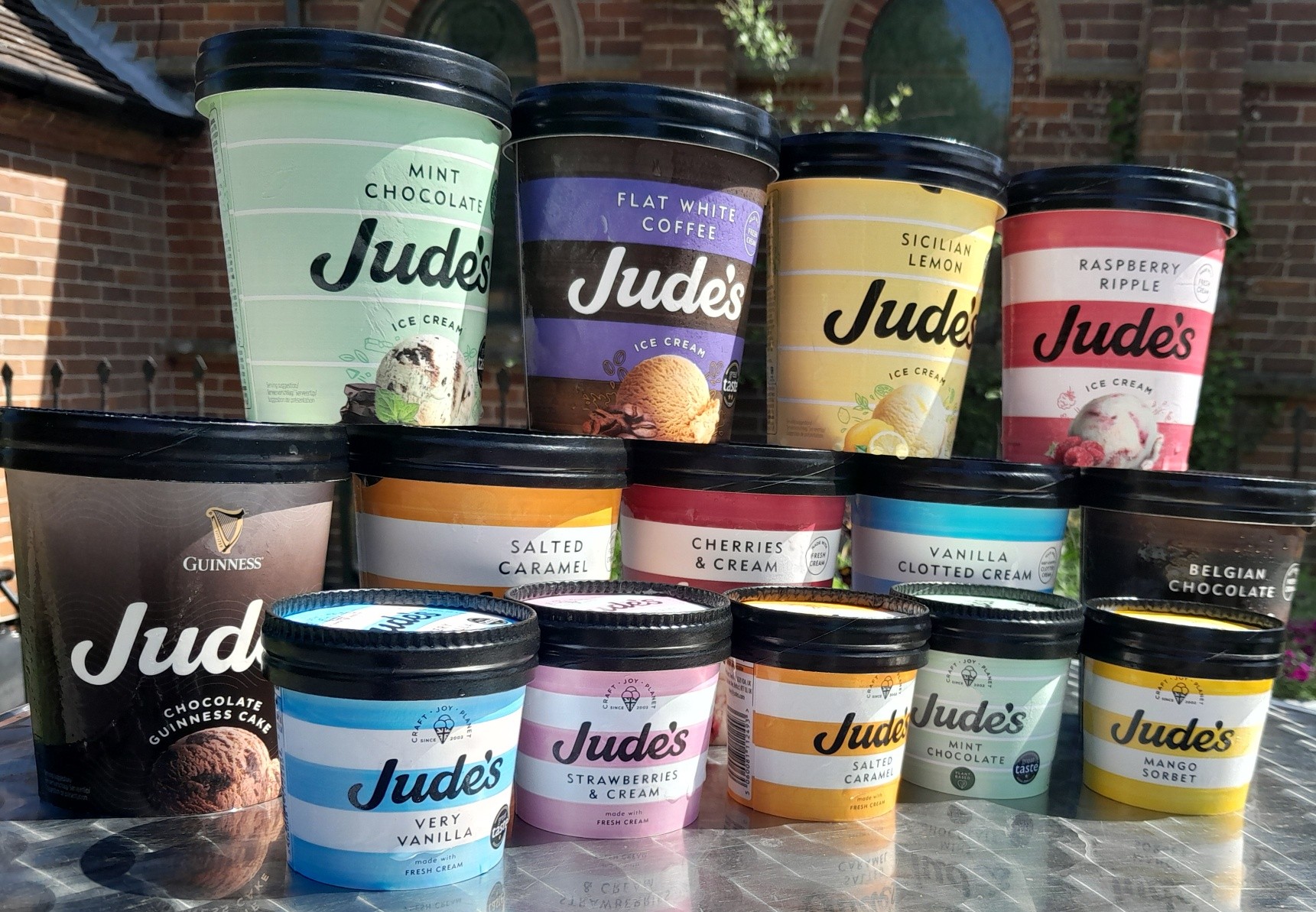 Jude's Ice Cream Range